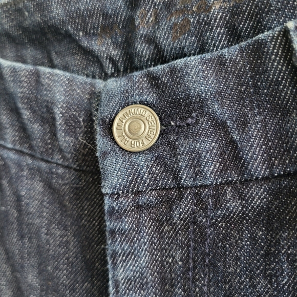 Seven7 all of Men Kind Dark Wash Pocket A Ladies Jeans Size 29 Y2K - Picture 3 of 11